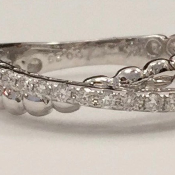 Nava-Dee 14kt White Gold Custom .25cw Diamond Ring - Picture 4 of 5